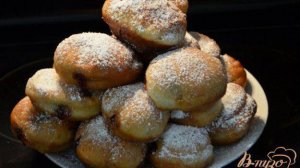 Донаты с малиновым джемом