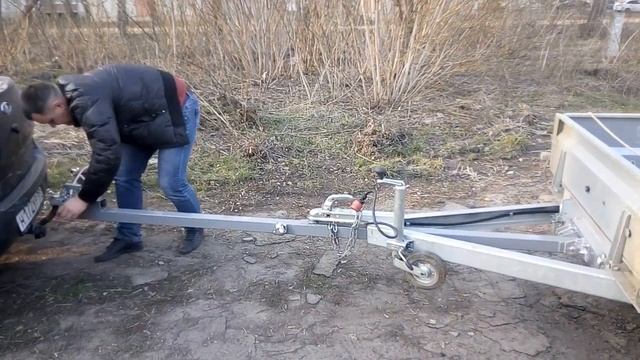 Удлинитель дышла (сцепки) для прицепа своими руками.mp4 смотреть онлайн