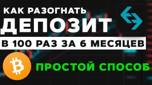 Как разогнать свой депозит в 100 раз за 6 месяцев