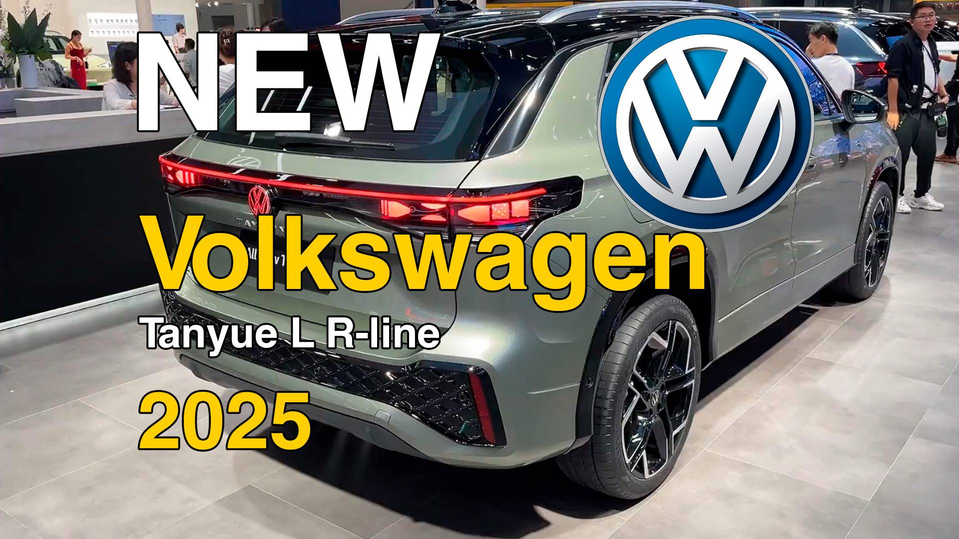 Новый Volkswagen Tanyue L R-line 2025г. Видео обзор.