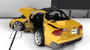 BeamNG.Drive Damage Test at 30, 40, 60, 90, 120Mph ETK K - SERIES KC6T (M) #6 (Reupload)