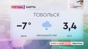 Прогноз погоды на 16 января