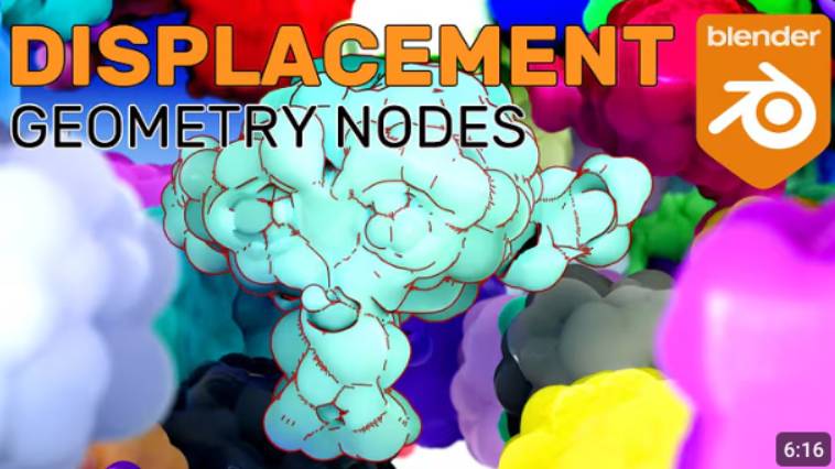 Displacement with Geometry Nodes - Blender 2 93 Tutorial