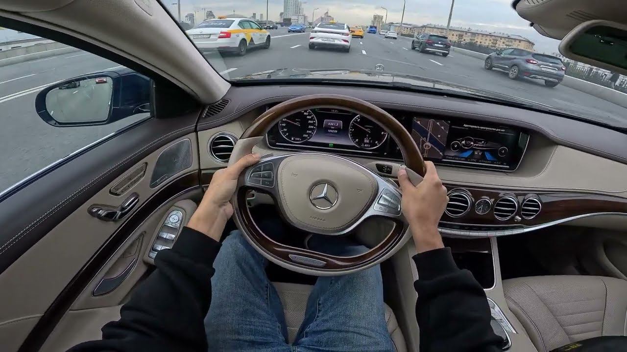 2015 Mercedes Benz S350d W222 / Мерседес Бенц С350д 3.0 автомат 249 л.с | Тест-драйв от первого лица