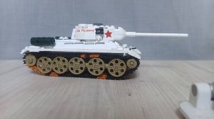 документальный рассказ про танк т-34 из lego