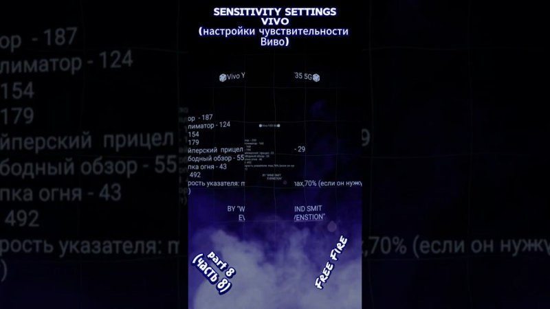 (ч.8)ТОП-27 НАСТРОЕК НА ВИВО Vivo Фри Фаер! | чувствительности на все телефоны в Free Fire #фрифаер