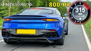 800ЛС ASTON MARTIN DBS SUPERLEGGERA | 100-200 200-300 КМ/Ч на АВТОБАМЕ AutoTopNL