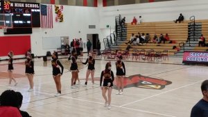 crofton jv/varsity cheer team ~ half time 2.1.22