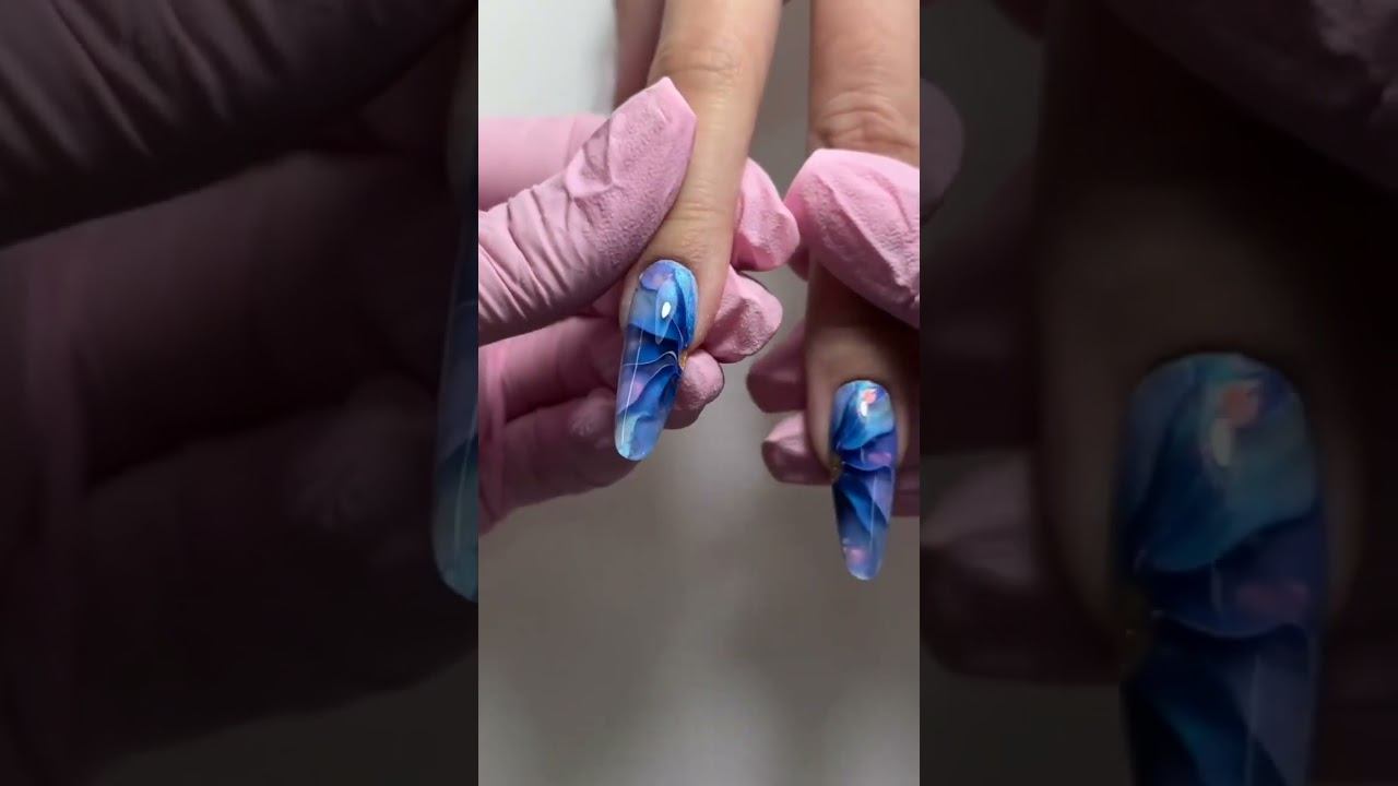 ✨ Магические цветы #маникюрновыйгод#маникюр #дизайнногтей  #nailsdesign