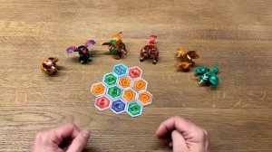 Набор из 6 Бакуган - Bakugan Unbox and Brawl Pack. Фьюжен Бакуганы распаковка.