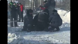 Драка в Прокопьевске в районе ПЗШ / Fight in Prokopyevsk in the PZSh area.