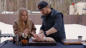 Невероятно ароматный копченый рулет из курицы!