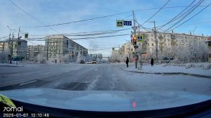 Якутск в -35 градусов