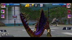 BRACHIOSAURUS MAX LEVEL 40 VS GLYTHRONAX | JURASSIC BATTLE | JURASSIC WORLD THE GAME