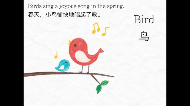 Learn 10 Chinese Words:Spring 每月生词：春天