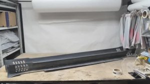 Накладки на пороги Mercedes w210 Lorinser