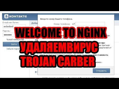 Welcome To NGINX! в Яндексе и Соц.Сетях? Удаляем вирус Trojan.Carberp смотреть онлайн