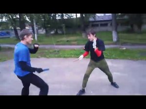 SPAS ножевой бой