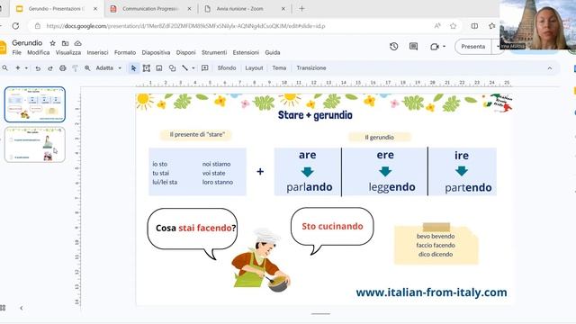 stare + gerundio #Italianlanguage #Italian #итальянский #курсыитальянского