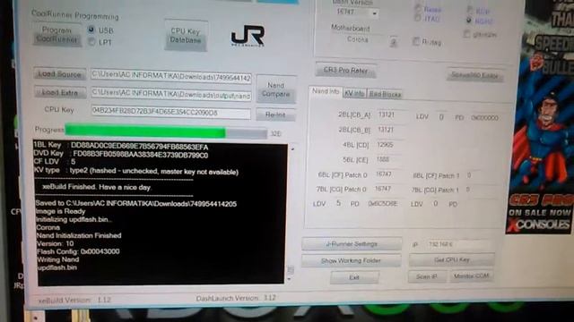 Extração de NAND XBOX360 JR-Programmer