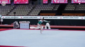 Emma Slevin (IRL) - Floor Exercise - 2021 World Championships - Podium Training