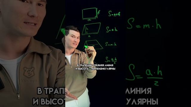 Формулы площадей на ОГЭ | #математика #огэ