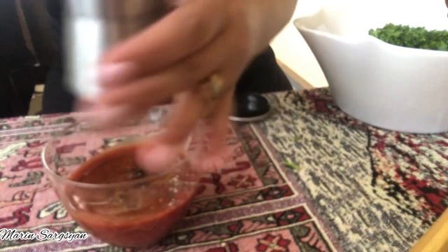 Լոլիկով սիսեռով աղցան-салат с нутом и помидорами 👍👌