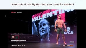 How to Delete Fighter in career mode in EA Sports UFC 5