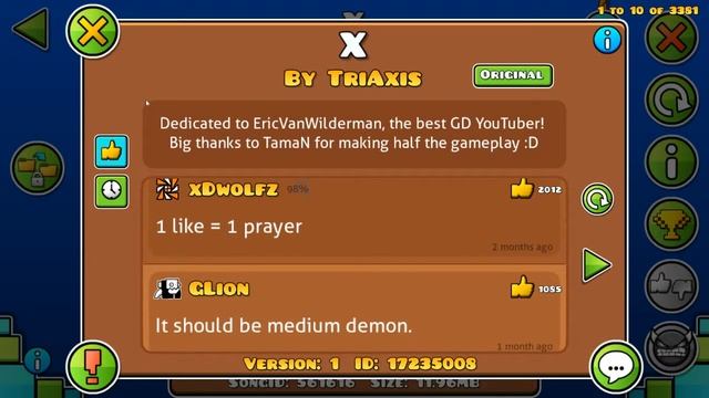 Показываю скилл в geometry dash