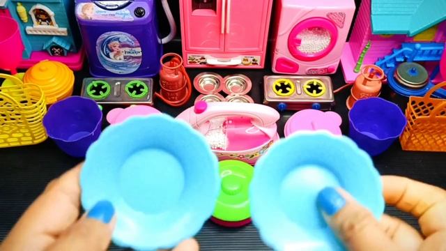 5 Minutes Satisfying with Unboxing Hello Kitty Kitchen Set | ASMR Cute Miniature Pink Kitchen Set