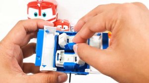 Transformation Robot RobotTrains Kay Deluxe Set Toy Unboxing play