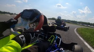 Много обгонов. Тренировка по картингу. Атрон Рязань Rotax Max