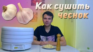 Как сушить чеснок дома в электро сушилке