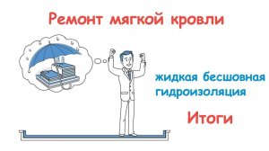 ЮгТехКров. Ремонт мягкой кровли методом жидкой гидроизоляции. Итоги