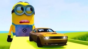 МУЛЬТИК ДЛЯ ДЕТЕЙ ПРО МИНЬОНА!МАШИНКИ С МИНЬОНОМ