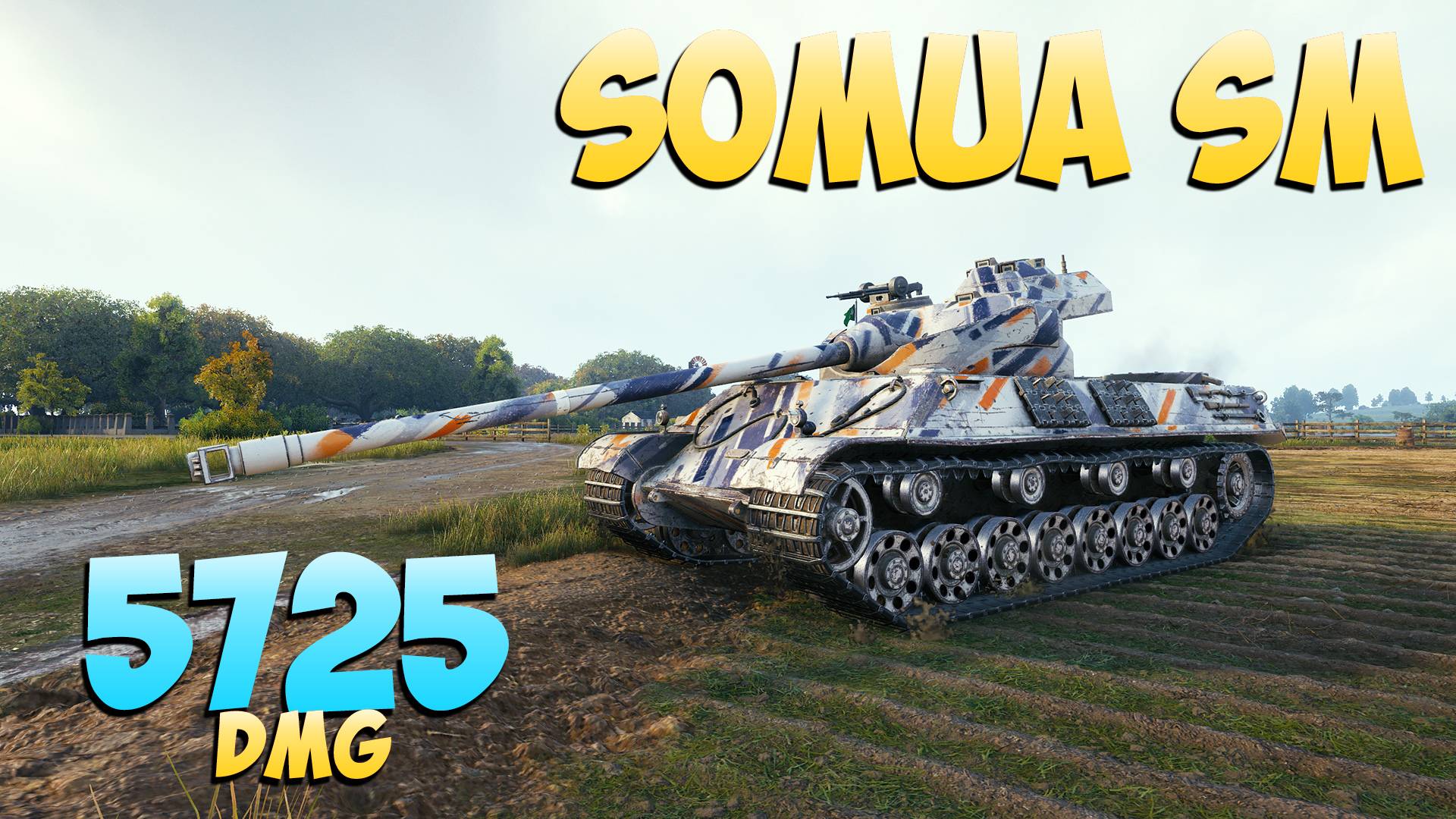 Somua SM - 7 Фрагов 5.7K Урона - Сложная игра! - Мир Танков