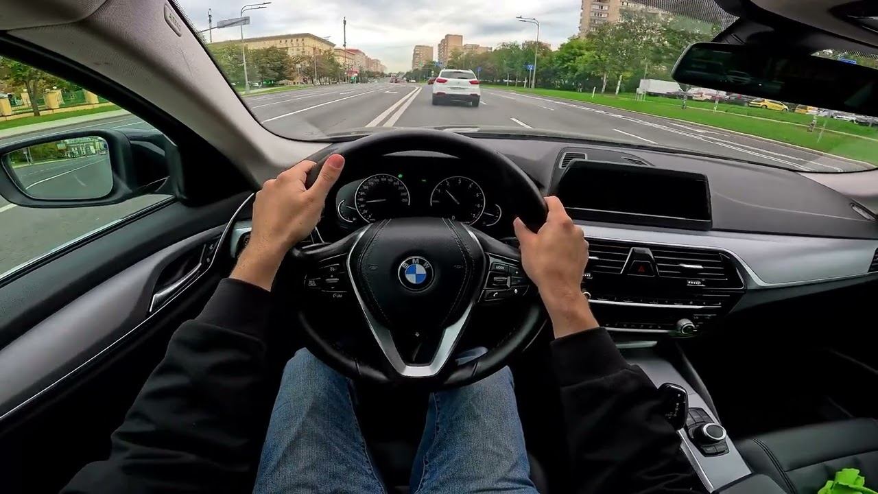 2018 BMW 520i G30 / БМВ 520и Г30 2.0  турбо автомат 184 л.с. | Тест-драйв от первого лица