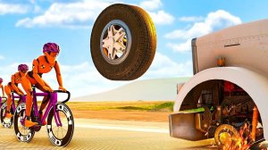 Неожиданные поломки и автомобильные аварии 😱 BeamNG.Drive