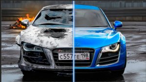 Audi R8 после пожара - Мы дали ей вторую жизнь!