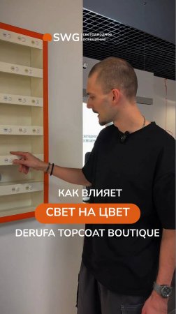 КАК ВЛИЯЕТ СВЕТ НА ЦВЕТ. DERUFA TOPCOAT BOUTIQUE