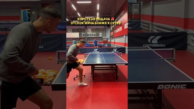 Короткая подача 🏓