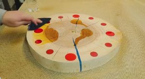 Уникальные часы из деревянного спила своими руками пошаговая инструкция 🏡