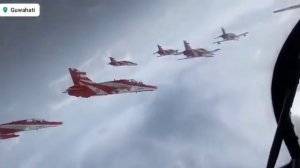 From the Cockpit: Thrilling view of the Surya Kiran Aerobatics Team (SKAT) at Lachit Ghat Air Show