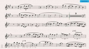 Frank Sinatra New York_ New York Alto Sax Backing Track and Sheet Music(360P)