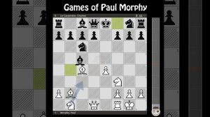 Morphy, Paul - Le Carpentier, Charles || Morphy Odds Ra1 1849 @chessbuddies 🔴 #PaulMorphy