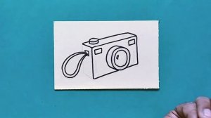 How to Draw a Simple Digital Camera | World Photography Day