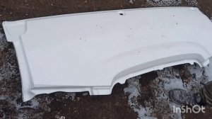 Усиленный пластиковый капот hyundai hd 65 , 72 , 78