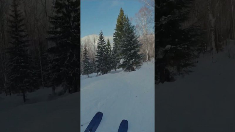 Горнолыжный курорт 1 часть. Губаха #sport #горные лыжи #skiing #originalsong