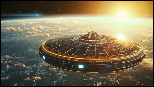 Space Ambient Music • Relaxation　various spaceships AI-image