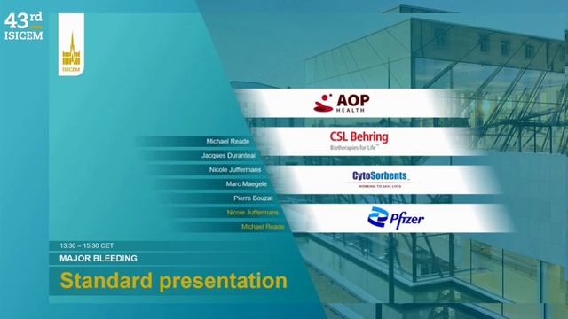 MAJOR BLEEDING (ISICEM 2024)